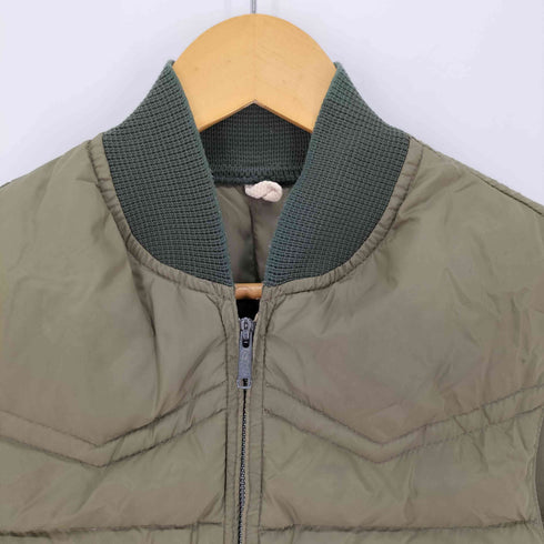 COMFY Coats Clark Zipper サイドリブ ダウンベスト メンズ