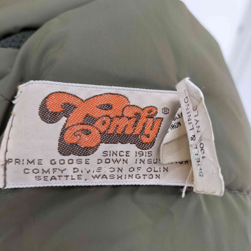 COMFY Coats Clark Zipper サイドリブ ダウンベスト メンズ
