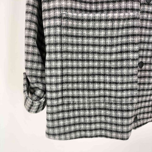 ビーミングバイビームス B:MING by BEAMS 23AW ガンクラブ チェック ウール ハンティング ジャケット 襟 コーデュロイ レディース import:S