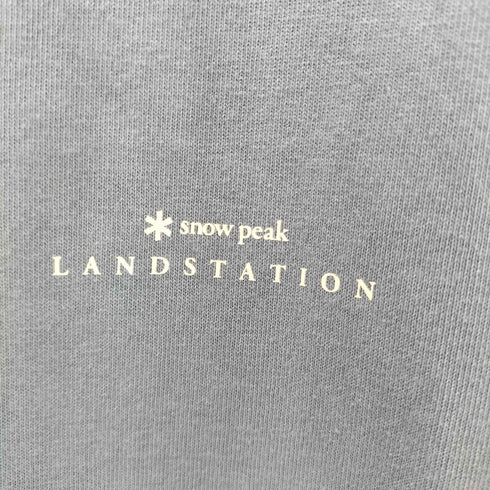 スノーピーク Snow Peak 24SS LAND STATION プリント S/S Tシャツ 長野 白馬 メンズ JPN:M