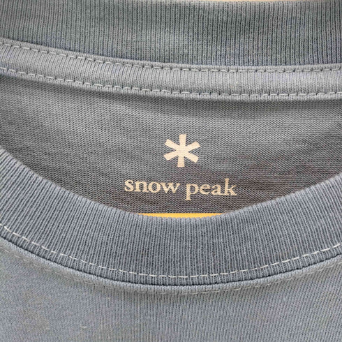 スノーピーク Snow Peak 24SS LAND STATION プリント S/S Tシャツ 長野 白馬 メンズ JPN:M