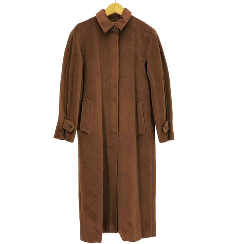 マックスマーラ MAX MARA SPORT MAX by イタリア製 比翼 ステンカラーコート レディース 40