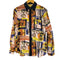 アルアバイル allureville モダンアートプリントトリムシャツ レディース JPN:2
