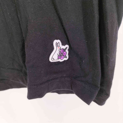 エフアールツー FR2 24SS NADESHIKO 撫子 狂兎色情兎 ウサギ 祭礼 バック グラフィック プリント S/S Tシャツ ブラック 京都 祇園祭 メンズ JPN:M