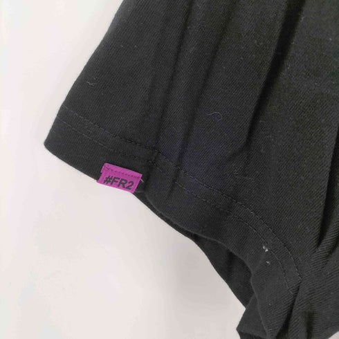 エフアールツー FR2 24SS NADESHIKO 撫子 狂兎色情兎 ウサギ 祭礼 バック グラフィック プリント S/S Tシャツ ブラック 京都 祇園祭 メンズ JPN:M