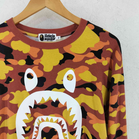 アベイシングエイプ A BATHING APE 1ST CAMO SHARK L/S TEE 1スト カモ シャーク 長袖 Tシャツ メンズ XL