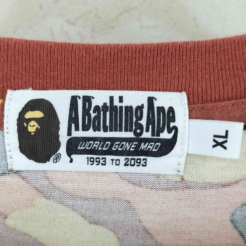 アベイシングエイプ A BATHING APE 1ST CAMO SHARK L/S TEE 1スト カモ シャーク 長袖 Tシャツ メンズ XL