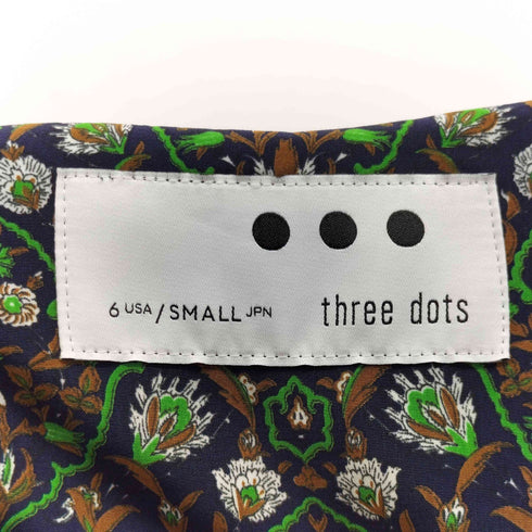 スリードッツ three dots Retro print dress レトロプリントドレス レディース JPN:S