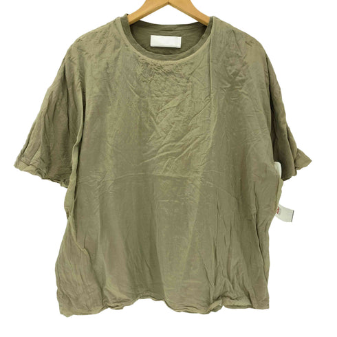 ネオンサイン NEON SIGN NO.1264 絹 シルク コットン ワッシャー シャイニー S/S ダブルフェイス Tシャツ メンズ 46