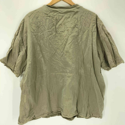 ネオンサイン NEON SIGN NO.1264 絹 シルク コットン ワッシャー シャイニー S/S ダブルフェイス Tシャツ メンズ 46