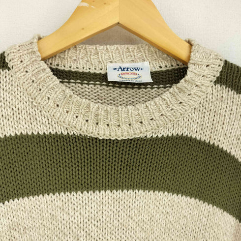 アロー ARROW SWEATERS TRADITIONALS ボーダーニット メンズ import:L