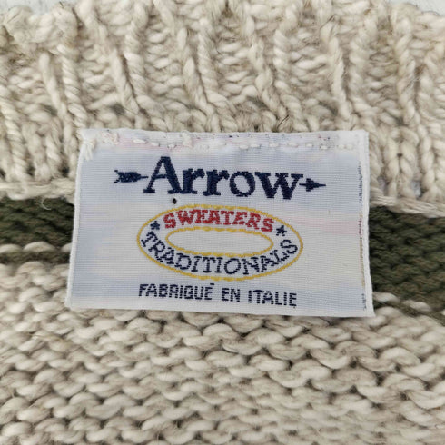 アロー ARROW SWEATERS TRADITIONALS ボーダーニット メンズ import:L