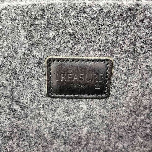 トレジャートプカピ TREASURE TOPKAPI イタリアンフェルト ラメテープ コンビ ミニトートバッグ レディース