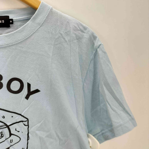 ビームス BEAMS × paperboy 別注 ICE LOGO TEE コラボ プリント Tシャツ メンズ JPN:M