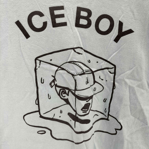 ビームス BEAMS × paperboy 別注 ICE LOGO TEE コラボ プリント Tシャツ メンズ JPN:M