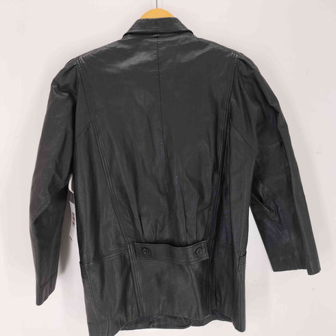 real leather テーラード リアルレザー ジャケット レディース