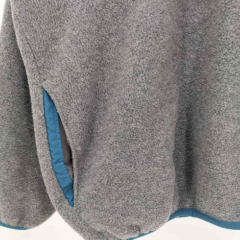 エルエルビーン L.L.Bean 90s ロゴ刺繍 バイカラー フリース スナップT プルオーバー メンズ