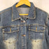 ICHIOKU JDS JEANS 総柄 平成 星 バタフリー ラメ デニムジャケット Y2K レディース