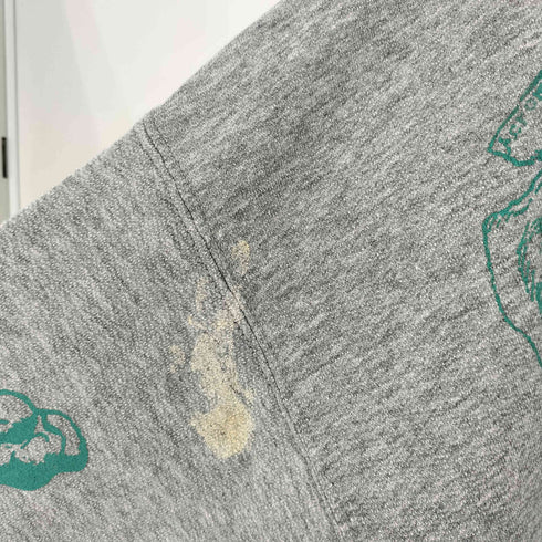 ヘインズ Hanes 00S Leslie Arwin レスリーアーウィン 人体骨格 スケルトン ボーン プリント スウェット メンズ 2XL