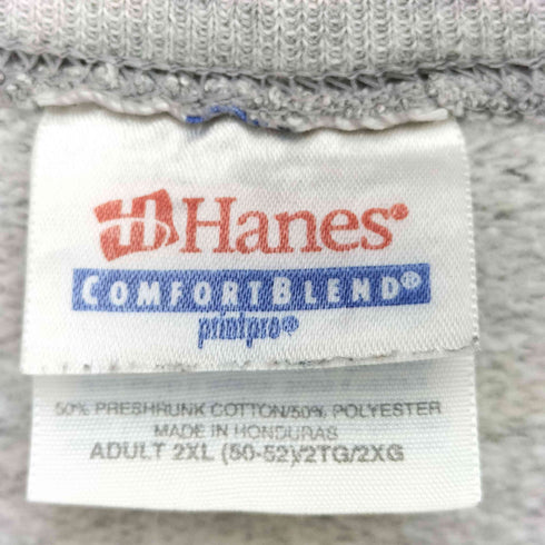 ヘインズ Hanes 00S Leslie Arwin レスリーアーウィン 人体骨格 スケルトン ボーン プリント スウェット メンズ 2XL