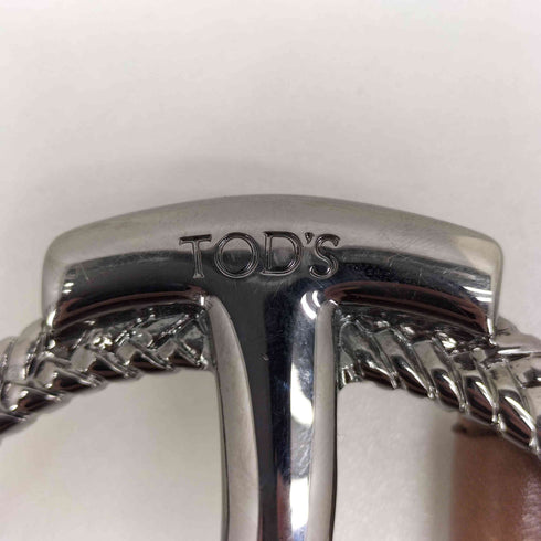 トッズ TOD’S スネーク モチーフ バックル レザー ベルト レディース