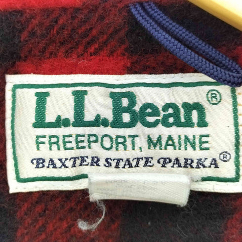 エルエルビーン L.L.Bean 80s~90s USA製 裏地バッファローチェック BAXTER STATE PARKER バクスター ステート パーカ メンズ import:L