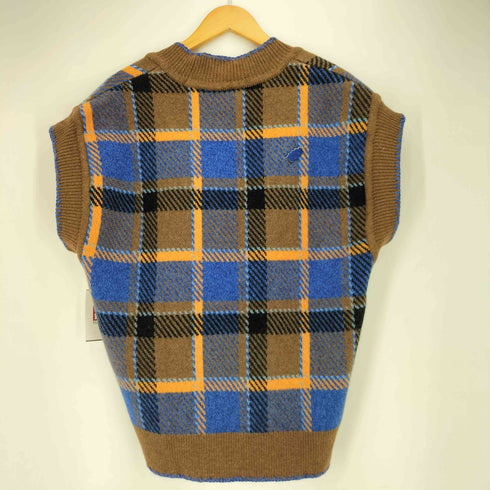 アダーエラー ADER error 21AW joyce knit vest チェック ニット ベスト メンズ A2