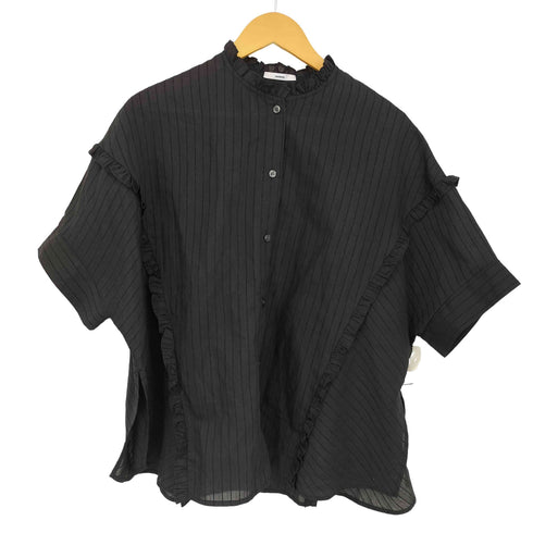 オズモーシス OSMOSIS シアース トライプ フリル ブラウス レディース ONE SIZE