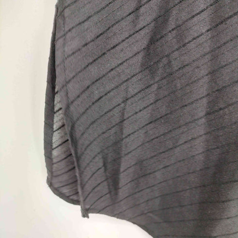 オズモーシス OSMOSIS シアース トライプ フリル ブラウス レディース ONE SIZE