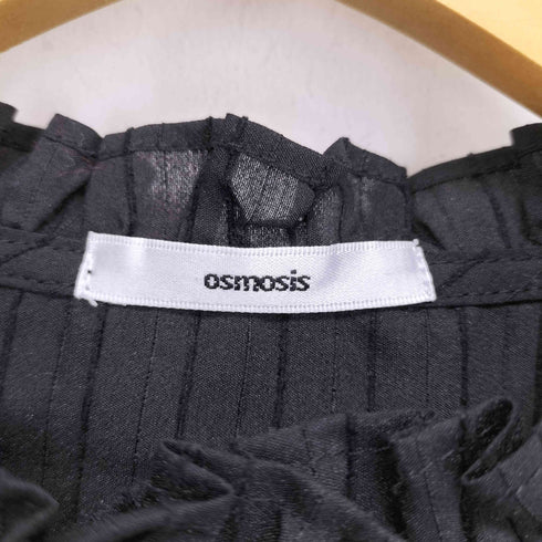 オズモーシス OSMOSIS シアース トライプ フリル ブラウス レディース ONE SIZE