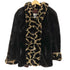 オレグカッシーニ Oleg Cassini USA製 フェイクファー ジャケット レディース L
