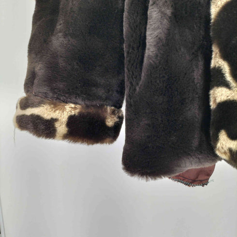 オレグカッシーニ Oleg Cassini USA製 フェイクファー ジャケット レディース L