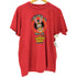 フルーツオブザルーム FRUIT OF THE LOOM 90S USA製 BEST タグ ロバ アニマル プリント Tシャツ裾 袖 シングル メンズ import:L