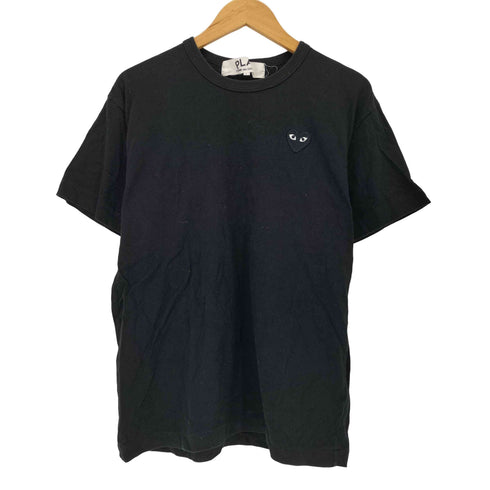 プレイコムデギャルソン PLAY COMME des GARCONS ブラック ハートワッペン Tシャツ メンズ L