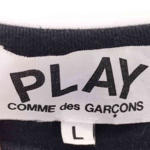 プレイコムデギャルソン PLAY COMME des GARCONS ブラック ハートワッペン Tシャツ メンズ L