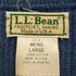 エルエルビーン L.L.Bean 80s~90s USA製 リブ編み ヘンリーネック コットンニット メンズ import:L