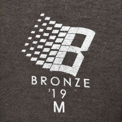 ブロンズ BRONZE B Logo Rug Tee ロゴ ラグ バックプリント 半袖 Tシャツ メンズ M