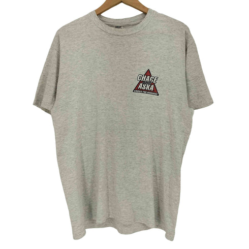 ジャージーズ JERZEES 90s USA製 アーティスト 両面 ラバープリント クルーネック 半袖Tシャツ メンズ import:L
