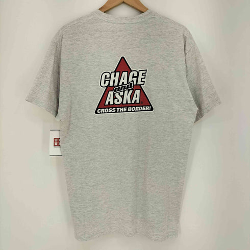 ジャージーズ JERZEES 90s USA製 アーティスト 両面 ラバープリント クルーネック 半袖Tシャツ メンズ import:L