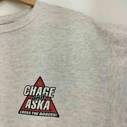 ジャージーズ JERZEES 90s USA製 アーティスト 両面 ラバープリント クルーネック 半袖Tシャツ メンズ import:L