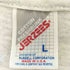 ジャージーズ JERZEES 90s USA製 アーティスト 両面 ラバープリント クルーネック 半袖Tシャツ メンズ import:L