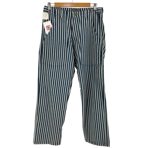 UNITED GARMENT CLOTHING ヒッコリーストライプ ストレート パンツ メンズ M