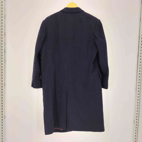 CROMBIE cashmere カシミヤ100% 比翼 チェスターコート メンズ
