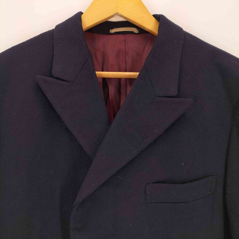 CROMBIE cashmere カシミヤ100% 比翼 チェスターコート メンズ