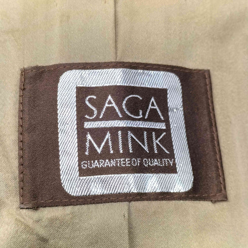 サガミンク SAGA MINK 銀サガ mink fur ミンクファージャケット レディース JPN:13号