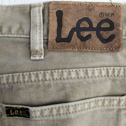 リー Lee M.R ブーツカット フレア ブラウン デニム パンツ メンズ 34×33