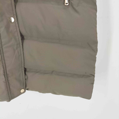 ザラ ZARA 中綿 ロングベスト レディース import:S