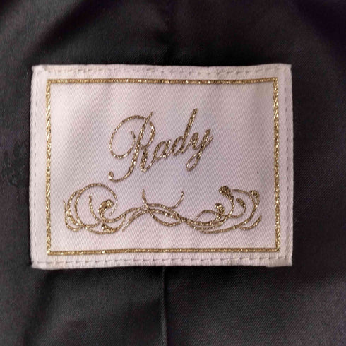 レディ Rady ダブルブレスト ウエストベルト ウール ファー コート レディース JPN:S