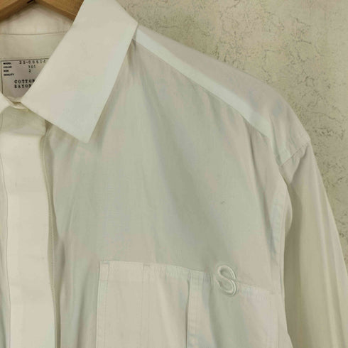 サカイ Sacai 23SS Cotton Poplin Shirt コットンポプリンシャツ レディース 2