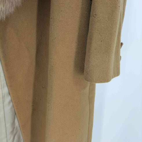 Piero Chiesa フェイクファー付き ロングコート レディース